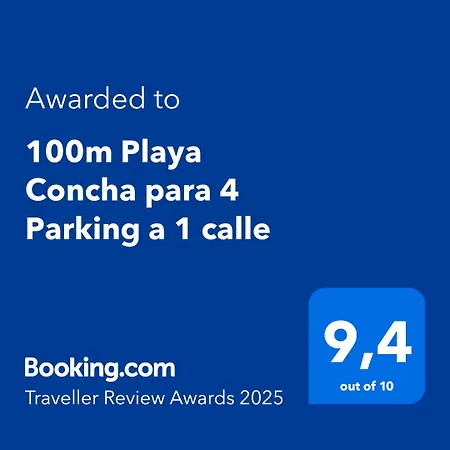 100m Playa Concha 4 Parking A 1 Calle סן סבסטיאן
